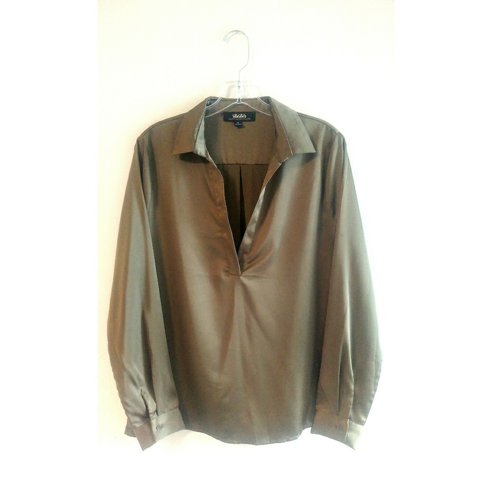 DONATED! Olive GreenV-Neck